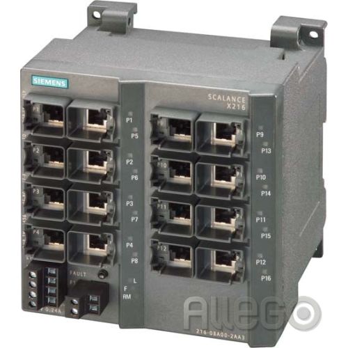 Bild: Siemens Switch Scalance 16x10/100Mbit/s R 6GK5216-0BA00-2AA3