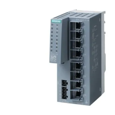 Siemens Switch SCALANCE XC108 6GK5108-0BA00-2AC2 | 8x RJ45 10/100 Mbit/s | unmanaged | Hutschiene | IP20