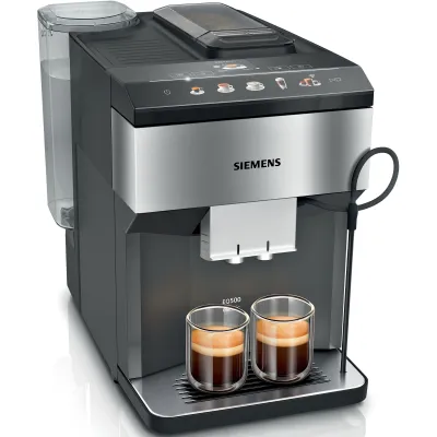 Siemens Kaffeevollautomat TP516DX3 EQ.500 Classic | Home Connect App | Edelstahl/Schwarz