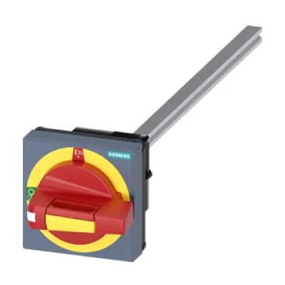SIEMENS Türkupplungs-Drehantrieb 8UD1171-2AF25 | NOT-AUS-Handgriff | 75x75 mm | Welle 8x8 | Zubehör 3KD/3KF | Rot