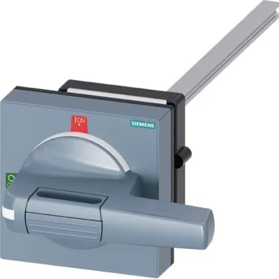 SIEMENS Türkupplungsantrieb 8UD1141-3AF21 | Toleranzausgleich | 100x100 mm | Welle 10x10 mm | Zubehör 3KF Größe 3 | grau