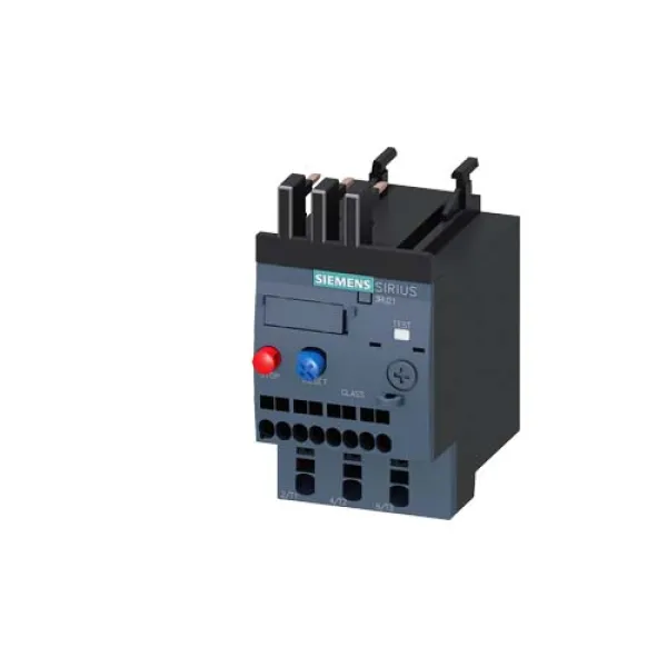 Siemens Überlastrelais 3RU2116-0FC0 | Motorschutz S00 | 0,35–0,5A | Class 10 | Direktanbau | Federzuganschluss | 690V