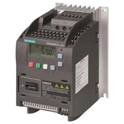Siemens Frequenzumrichter SINAMICS V20 6SL3210-5BE15-5CV0 | 0,55 kW | 3AC 380-480V | Modbus RTU | IP20