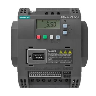 Siemens Frequenzumrichter SINAMICS V20 6SL3210-5BE31-5CV0 | 15kW | 3AC 380-480V | IP20 | MODBUS RTU | Filter