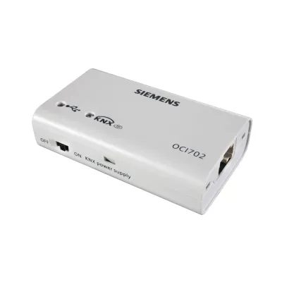 SIEMENS USB-KNX Interface S55800-Y101 | Schnittstelle KNX Bus | USB 2.0 | 5V | LED-Anzeige | IP20 | 4 TE
