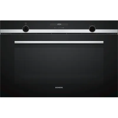 Siemens Einbau-Backofen VB578D0S0 iQ500 | 90 cm | 112 l | Pyrolyse | 10 Heizarten | A+ | Schwarz/Edelstahl