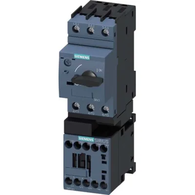 SIEMENS Motorstarter 3RA2110-1JA16-1BB4 | Direktstarter SIRIUS | 4kW | 7-10A | 24V DC | Hutschiene | Schraubanschluss