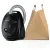 Bild: Siemens VS06A212 Bodenstaubsauger | 600W | Beutel | HighPower Motor | XL-Volumen | 9m Radius | Schwarz
