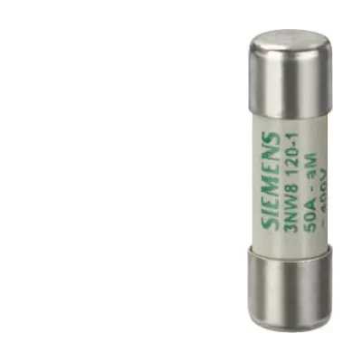SIEMENS Zylindersicherung 3NW8112-1 | 32A | 14x51mm | aM | 500V AC | Industrie Sicherungseinsatz | Keramik