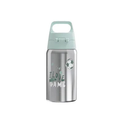SIGG Kinder Trinkflasche Shield One | Edelstahl 18/8 | 0,5 L | auslaufsicher | BPA-frei | Einhand-Verschluss