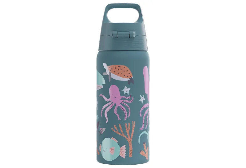 SIGG Star Trinkflasche Aus Glas – 0,5 L, Mit Silikonhülle, BPA-frei, Auslaufsicher, Spülmaschinengeeignet – Design Award
