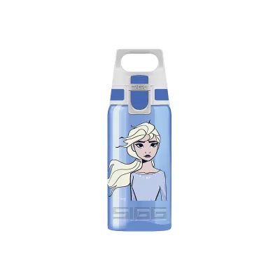 SIGG Kinder Trinkflasche VIVA ONE Elsa II 0,5L | BPA-frei | auslaufsicher | spülmaschinenfest | blau