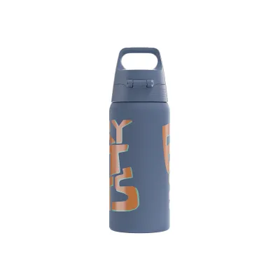 SIGG Kinder Trinkflasche Shield Therm ONE Ballgame 0,5L | Isoliert | Auslaufsicher | BPA-frei | Fußball