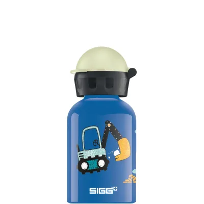 SIGG Kindertrinkflasche 9001.90 | 0,3 L Aluminium | auslaufsicher & BPA-frei | leicht | leuchtet im Dunkeln