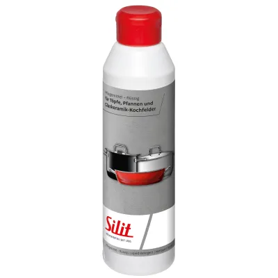 Silit Intensiv-Reiniger 2163300823 | Silargan Topfreiniger 250 ml | Für Töpfe, Pfannen, Edelstahl | Limette | Grau