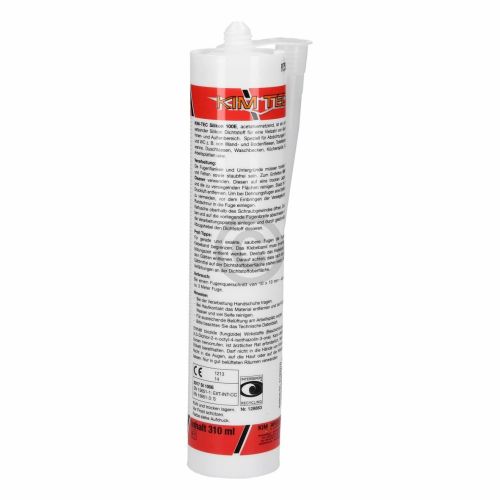 Bild: Silikondichtung transparent KIM-TEC 5150010 Silikon 100 E 310ml
