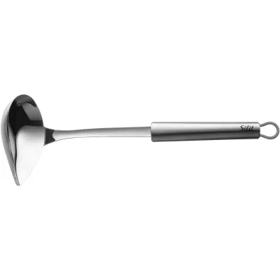 Silit Saucenlöffel Classic Line 2142302667 | Edelstahl Küchenhelfer 30 cm | ergonomisch | spülmaschinengeeignet | Silber
