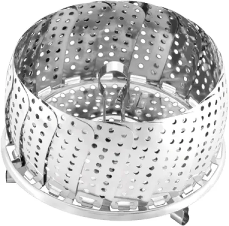 Silit Dämpfkorb 14 cm Edelstahl faltbar, Dampfgareinsatz für Töpfe & Schnellkochtöpfe, Spülmaschinengeeignet