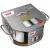 Bild: Silit Bratentopf Extra Cook 20 cm 2101306306 | Edelstahl 18/10 | Glasdeckel | Induktion geeignet | Messskala | edelstahl