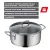 Bild: Silit Bratentopf Extra Cook 24 cm 2101306313 | Edelstahl 18/10 | Glasdeckel | Induktion | Spülmaschinenfest