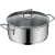 Bild: Silit Bratentopf Extra Cook 24 cm 2101306313 | Edelstahl 18/10 | Glasdeckel | Induktion | Spülmaschinenfest