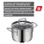 Bild: Silit Kochtopf Extra Cook 16 cm | Edelstahl 18/10 | Glasdeckel | Induktion | Messskala | spülmaschinenfest