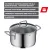Bild: Silit Kochtopf Extra Cook 20 cm 2102306337 | Edelstahl 18/10 | Glasdeckel | Induktion | spülmaschinenfest