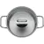 Bild: Silit Kochtopf Extra Cook 20 cm 2102306337 | Edelstahl 18/10 | Glasdeckel | Induktion | spülmaschinenfest