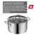 Bild: Silit Kochtopf Extra Cook 24 cm | Edelstahl 18/10 | Glasdeckel | Induktion | spülmaschinenfest