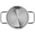 Bild: Silit Extra Cook Mini-Bratentopf 12 cm 2101306375 | Edelstahl 18/10 | Glasdeckel | Induktion | stapelbar