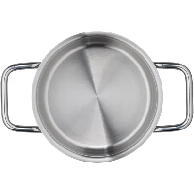 Silit Extra Cook Mini-Bratentopf 12 cm 2101306375 | Edelstahl 18/10 | Glasdeckel | Induktion | stapelbar