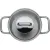 Bild: Silit Extra Cook Mini-Bratentopf 12 cm 2101306375 | Edelstahl 18/10 | Glasdeckel | Induktion | stapelbar