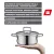 Bild: Silit Extra Cook Mini-Bratentopf 14 cm | Edelstahl 18/10 | Induktion | Glasdeckel | stapelbar | spülmaschinenfest