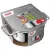 Bild: Silit Extra Cook Mini-Bratentopf 14 cm | Edelstahl 18/10 | Induktion | Glasdeckel | stapelbar | spülmaschinenfest