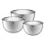 Bild: Silit Küchenschüssel-Set 3-teilig 2142301356 | Edelstahlschüsseln | stapelbar | spülmaschinengeeignet | Edelstahl