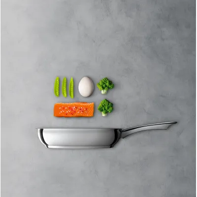 Silit Stielpfanne Talis 28 cm 2110300441 | Edelstahl 18/10 | CeraProtect Antihaft | Induktion | backofenfest | bis 400°C