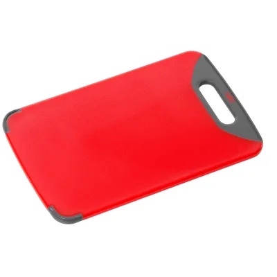 Silit Schneidebrett 0020.7680.01 | Kunststoff 32x20 cm | beidseitig nutzbar | rutschfest | spülmaschinenfest | rot