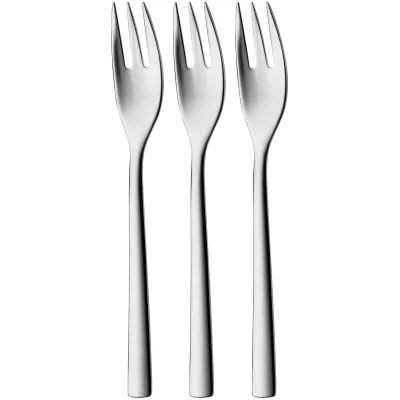 Silit Kuchengabeln Trend 2145306023 | Edelstahl 18/10 | 3 Stück | zeitlos modern | spülmaschinenfest | edelstahl