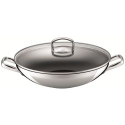 Silit Wok Hongkong 36cm mit Glasdeckel