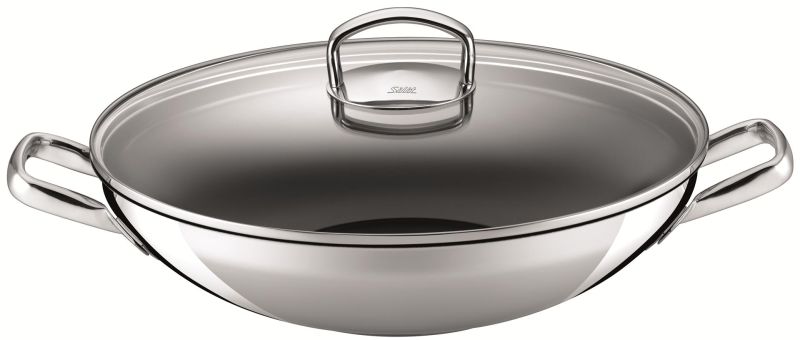Silit Wok Hongkong 36cm mit Glasdeckel