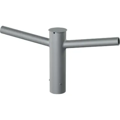 Siteco Mehrfachausleger 5NY50102XM10 | 2-armig | Mastzopf 76mm | Tragarm Ø 42mm | verzinkter Stahl | Doppel-Ausleger