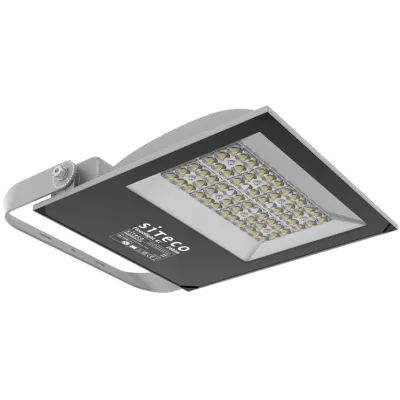 Siteco LED-Fluter Floodlight FL 41 midi 5XA8581B1121 | 26.000 lm | 200W | 3000K warmweiß | IP65 | Aluminium silber