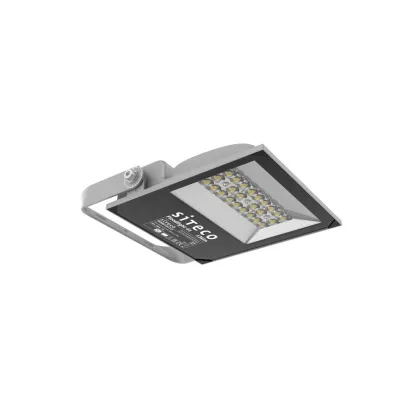 Siteco LED-Fluter 5XA8571A2121 | 13.000 lm | 100 W | 4000K neutralweiß | IP65 | Aluminium | asymmetrisch | Silber