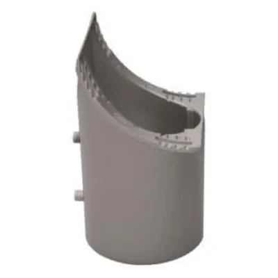 SITECO Mastflansch 5XA59000XM4 | Mastadapter Straßenbeleuchtung | Aluminium lackiert | Zopfdurchmesser 42mm | DB702S