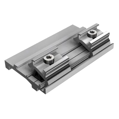 SL Rack Außenverbinder RAIL 3.0 81110-00 | Schienenverbinder PV-Module | Aluminium | vormontiert | 20 mm | blank/schwarz