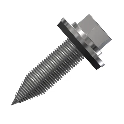 SL Rack Bohrschraube 93160-25 | selbstfurchend | 6,0x25 mm | DS 16 mm | Edelstahl | Außensechskant | mit Dichtscheibe