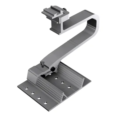 SL Rack Dachhaken 3D SL Alu L (lang) 11100-01f | Photovoltaik Befestigung | höhenverstellbar 36-61mm | Aluminium