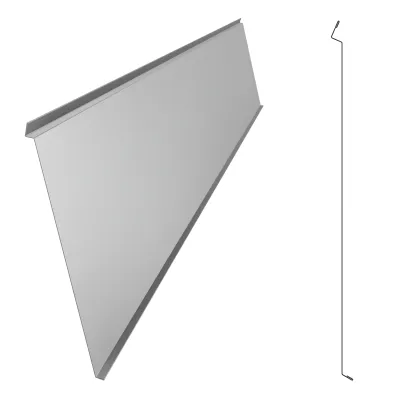 SL Rack Windschottblech 21212-2280 | Photovoltaik Flachdach Befestigung | 10° oben | Aluminium | 2280x289mm