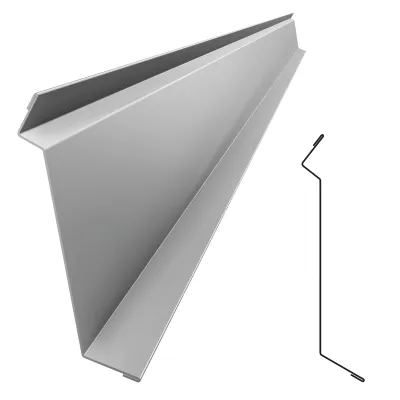 SL Rack Windschottblech unten 21211-2280 | Photovoltaik Flachdachsystem | 2280 mm Aluminium | ballastreduzierend