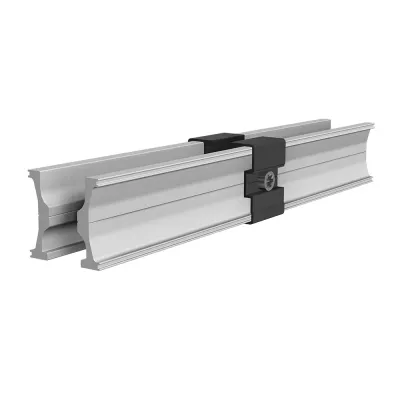 SL Rack Innenverbinder mit Träger 86140-02 | Modultragprofil Verbinder Rail 40 | Aluminium | schwarz eloxiert